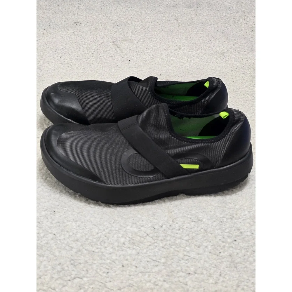OOFOS OOmg Sport Low Black Recovery Shoes Mens 11.5 EU 44.5 7012022-16